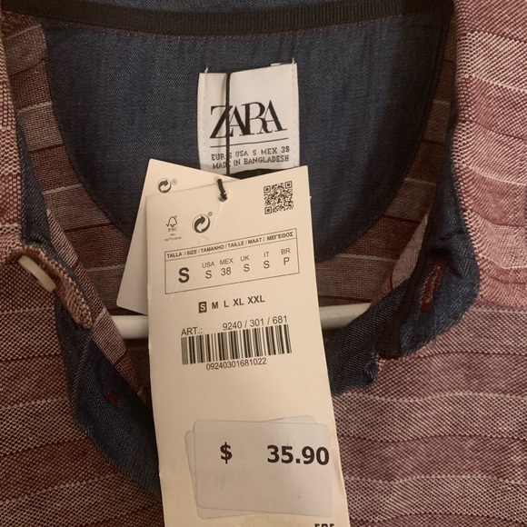 NEW Zara Polo Shirt - Picture 3 of 6